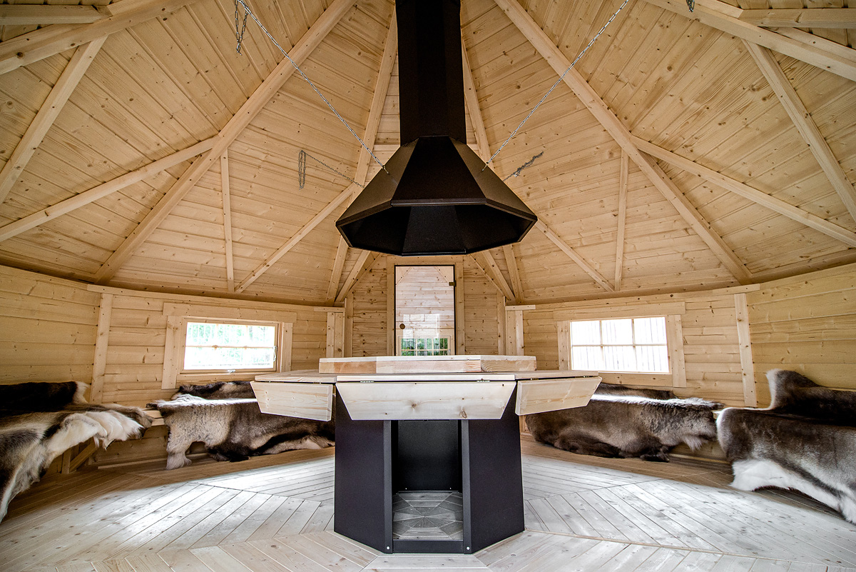 25 m² GRILL-KOTA mit Sauna-Anbau (4.3 m²)