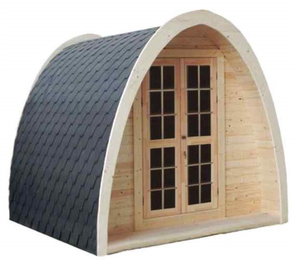 Camping Pod 2,4 x 2,4 m Thermoholz