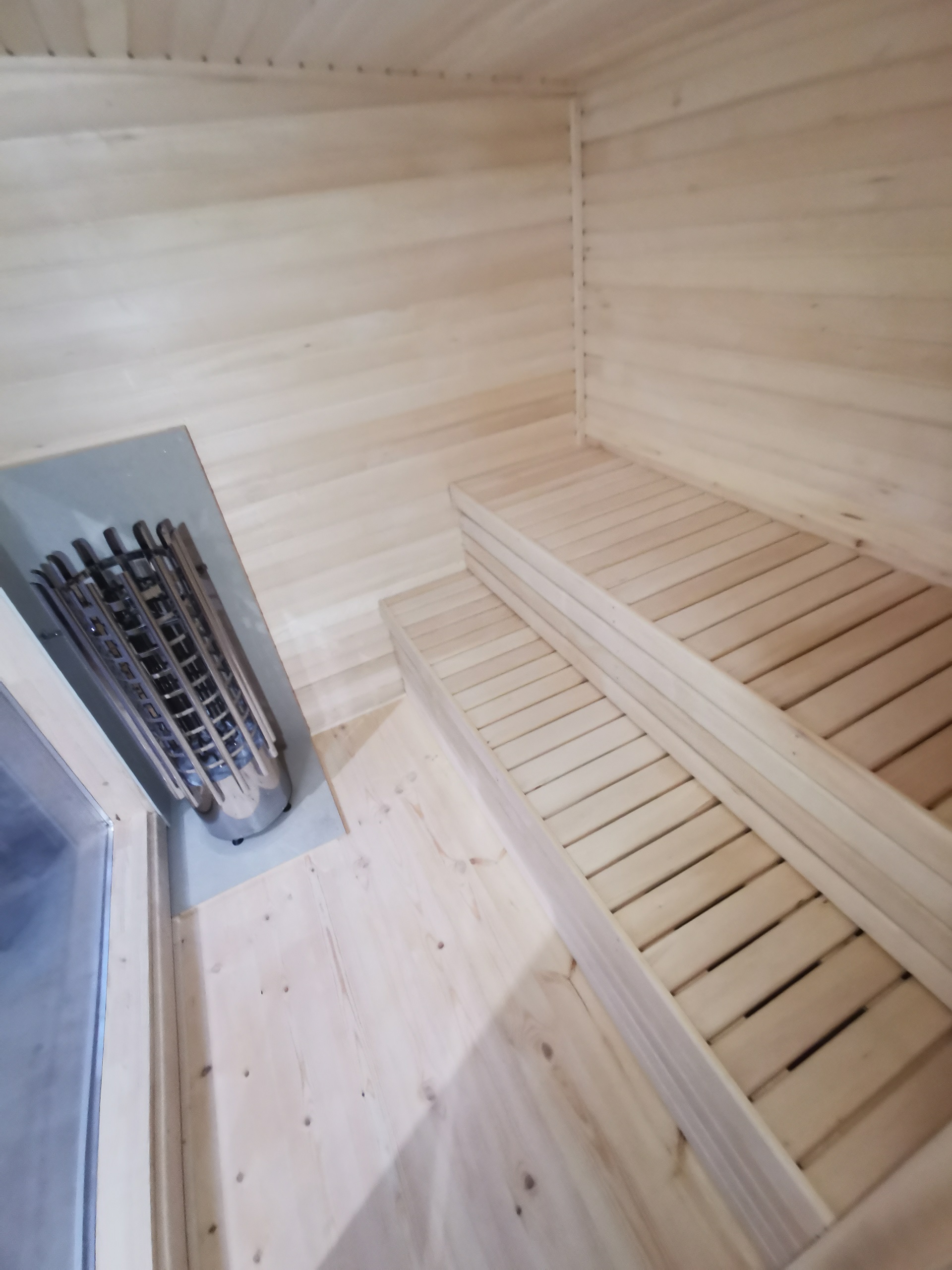 Sauna-Würfel "Modern" 2,3 x 2,3 m