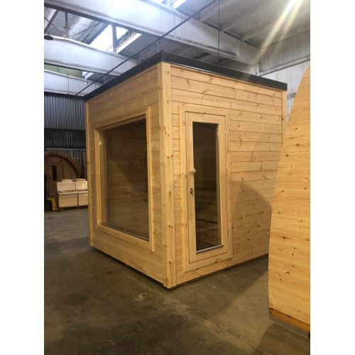 Sauna-Würfel "Modern" 2,3 x 2,3 m