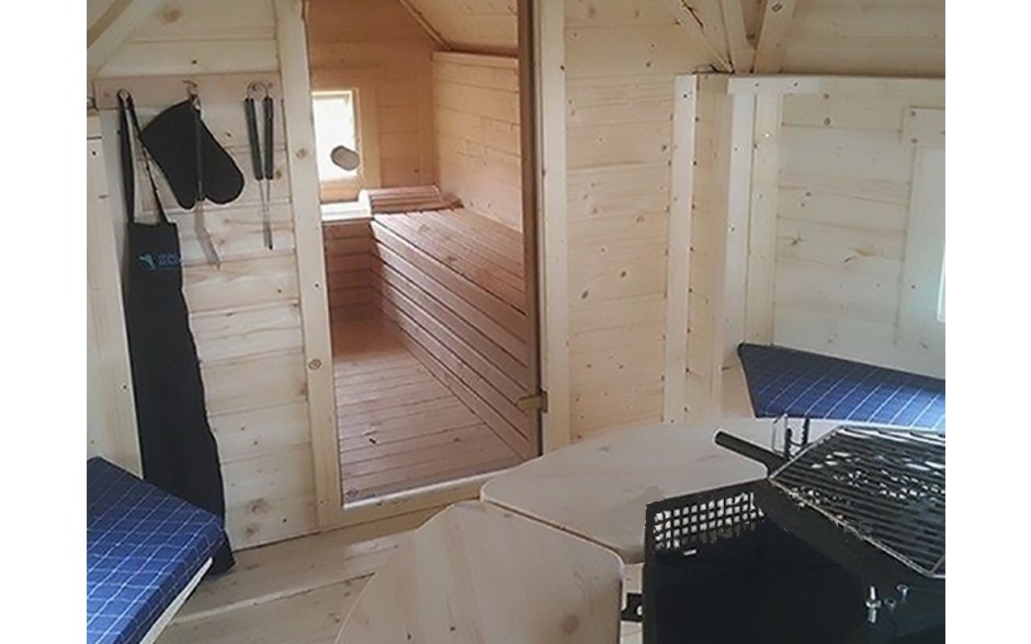 Grillkota 16.5m² mit Sauna