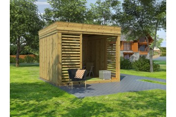 isolierter Garten Cube / Garten Lounge 3x3m